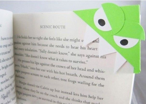 Boekenleggers knutselen voor Boekenweek 2014
